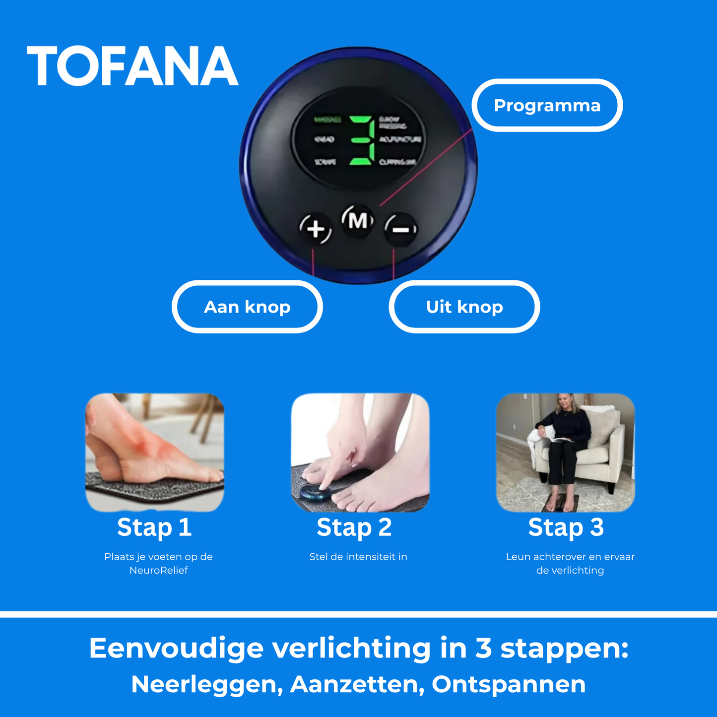NeuroRelief™ Pro | #1 NMES Voetmassager Voor Directe Zenuwpijn Verlichting