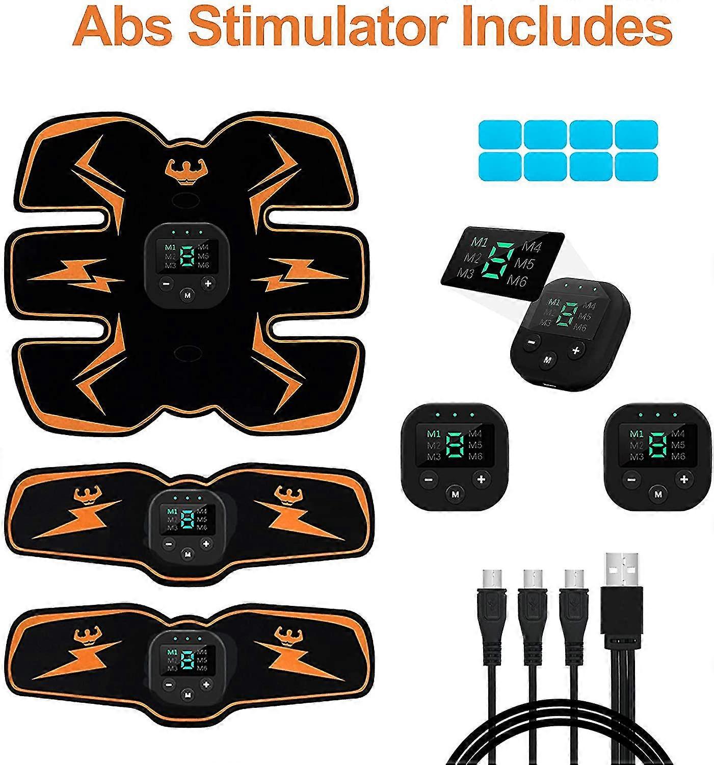 Power ABS-Simulator 2025 | #1 EMS Buikspierstimulator voor Mannen Boven de 40
