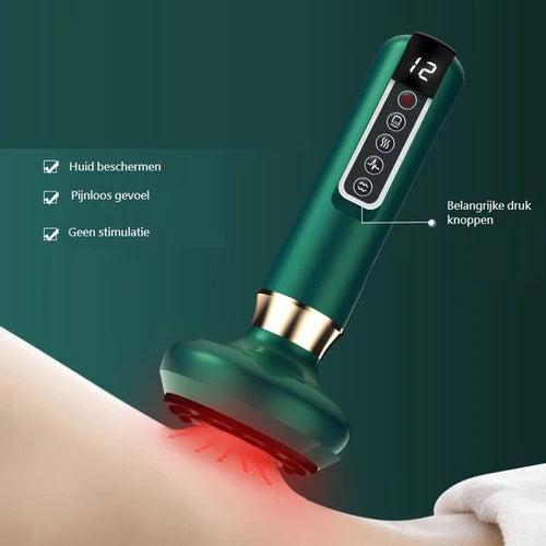 CelluFit Therapie Pro | #1 Anti-Cellulitis Apparaat Met EMS, Cupping & Rood Licht