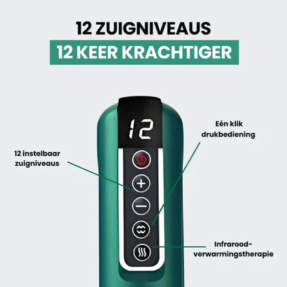CelluFit Therapie Pro | #1 Anti-Cellulitis Apparaat Met EMS, Cupping & Rood Licht