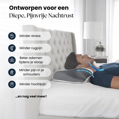 ESSTEEM® Premium | #1 Geheugenfoam Nekkussen Voor Pijnvrije Nachten
